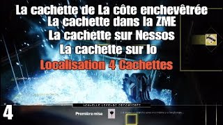 Destiny 2  Localisation des 4 Cachettes de Cayde  Testament de Cayde [upl. by Lauralee96]