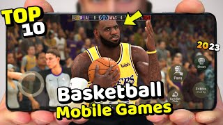 Top 10 Best OfflineOnline Basketball Games on Android  iOS [upl. by Lamrert]