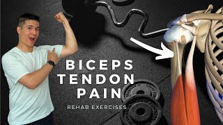 Biceps Tendinopathy Rehab Exercises [upl. by Ahtibat827]