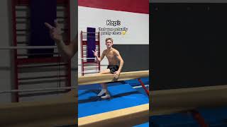 this olympic beam skill is so hard 🤯 [upl. by Ladonna]