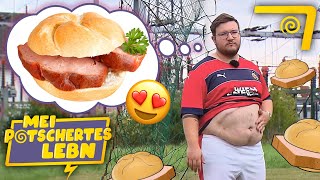 LeberkasExperte Kevin mit K trainiert mit vollem Bauch und Leidenschaft🍔⚽Mei potschertes Lebn ATV [upl. by Yadsnil81]