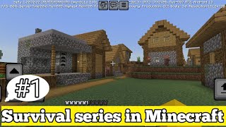 Minecraft first survival sires 1🔥🔳 [upl. by Roti]