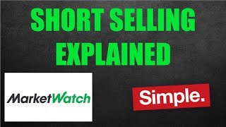 MarketWatch Stock Game Short Selling Explained For Beginners [upl. by Aileduab]