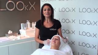 LOOkX AHA fruit acid treatment instruction video [upl. by Ellenehs]