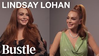 Lindsay Lohan Interviews Lindsay Lohan  Bustle [upl. by Akenn]