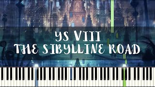 The Sibylline Road Ys VIII Lacrimosa of Dana  Synthesia  Piano Tutorial [upl. by Averir]