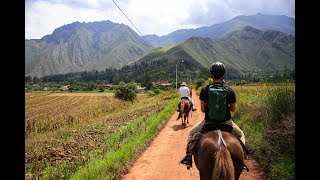 Horseback Riding Through the SACRED VALLEY [upl. by Schiffman]