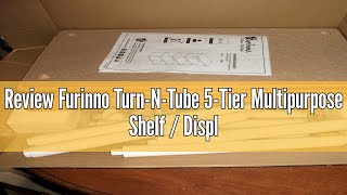 Review Furinno TurnNTube 5Tier Multipurpose Shelf  Display Rack  Storage Shelf  Bookshelf Rou [upl. by Latsyrk]