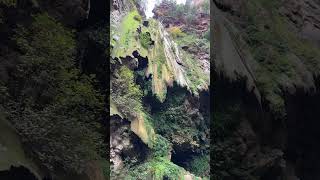 Akchour waterfalls without water 💦 akchour waterfall morocco travel hike explore shorts [upl. by Garlinda]