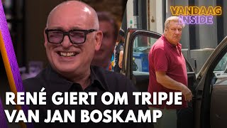 René giert om tripje van Jan Boskamp in Manchester Hij had een auto gehuurd  VANDAAG INSIDE [upl. by Gwennie382]