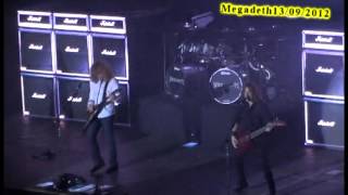 Megadeth  Buenos Aires Argentina 13092012  Devils Island edirol R09 HR Audio [upl. by Gweneth]