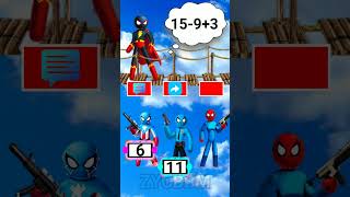 Which one is Correct Answer  Stickman Maths 2 sprunki incredibox shorts stickman [upl. by Coreen268]