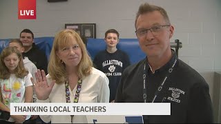 Dallastown Middle School teachers honored with Hersheypark tickets [upl. by Nelle]