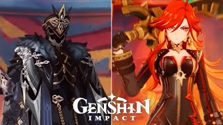 Capitano VS Pyro Archon  Genshin Impact 50 [upl. by Eedia387]