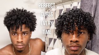 CURLY HAIR ROUTINE 2022  perfect curls every time [upl. by Anoed]