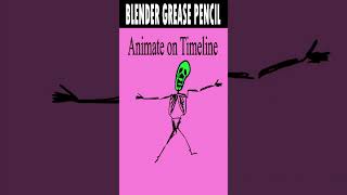 Grease Pencil Rigging shorts blender greasepencil 2danimation blendertutorial aftereffects [upl. by Adeline696]