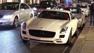 LOUDEST Mercedes SLS AMG EVER WSupersprint Straight Pipes CRAZY Accelerations [upl. by Llegna]