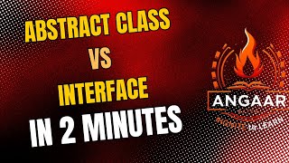 Abstract Class Vs Interface  Multiple Inheritance in Java  2 Minute OOPS [upl. by Mannos]