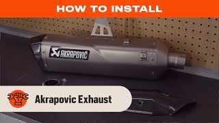 How to Install an Akrapovic Exhaust On an Adventure Motorcycle [upl. by Lucretia]