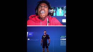 iShowSpeed Reacts Messi In Fortnite 😂⚡ [upl. by Annaek]