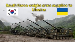 South Korea weighs arms supplies to Ukraine [upl. by Aiyn]