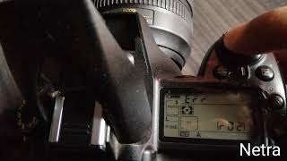 Nikon D 90 Err How to fix [upl. by Barnebas]