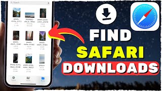 How To Find Safari Downloads On iPhone  Full Guide [upl. by Anileva]