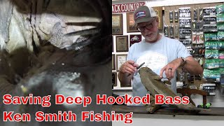 Saving Deep Hooked Bass from Ken Smith Fishing [upl. by Vorfeld]