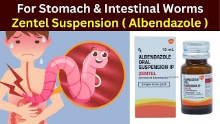 zentel 10ml how to use  How to use albendazole syrup  zetel albendazole  dose [upl. by Lochner]