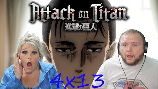 ATTACK ON TITAN 4x13 REACTION  Children of the Forest [upl. by Urbani992]