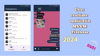 Android Realtime Chat App 2024  Demo  using MVVM Firebase [upl. by Noram]