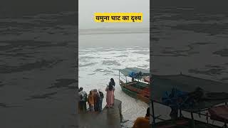 Yamuna riveryamuna ghaat yamunariver mathura krishna janmabhumi ytshortsindia viralvideo [upl. by Maltzman209]