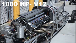 DIY Homemade Engine Builders Win 2023 Land Speed Championship Aardema Braun V12 Engine [upl. by Dominga]