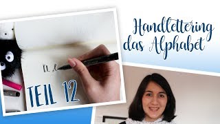 Handlettering das Alphabet  Buchstabe L Teil 12 [upl. by Moia721]