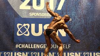 Tom Devers – Competitor No 2  Masters Over 50  USN NABBA Britain Final 2017 [upl. by Ised]