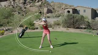 Beauty Golfer Paige Spiranac Awesome swing motion amp Slow motion 美女ゴルファー「ペイジ・スピラナック」 幻想的なスイングモーション [upl. by Zenobia]