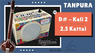 Tanpura Drone D Sharp  25 Kattai Carnatic Raagini Shruti  रागिनी तानपुरा काली २ Download [upl. by Macomber]