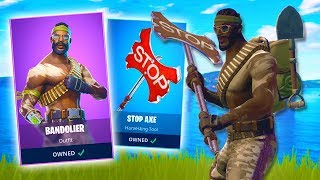 NEW EPIC BANDOLIER SKIN amp SOLID GOLD SOLOS  Fortnite Battle Royale [upl. by Keene]