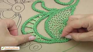 Needlework Romanian Point Lace [upl. by Enitsahc896]