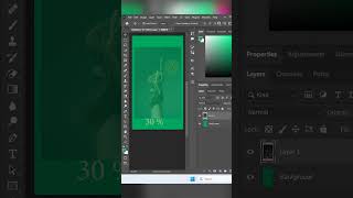 Photoshop Opacity Trick photoshop graphicdesign [upl. by Atazroglam]