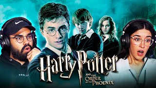 Our first time watching HARRY POTTER AND THE ORDER OF THE PHOENIX 2007 blind movie reaction [upl. by Masterson]