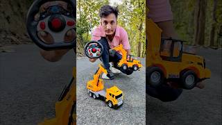 Rc Remote Control two ￼￼Excavator ￼Crane amp Jcb unboxing 🔥 [upl. by Lashoh]