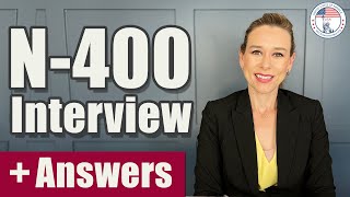 US Citizenship Interview  N400 Naturalization Interview Simulated Interview Questions amp Answers 5 [upl. by Horatia651]