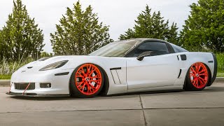 BAGGED C6 Corvette  EPIC Air Suspension Install [upl. by Hocker]