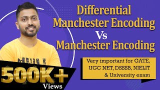 Lec7 Manchester encoding and differential Manchester encoding in Hindi  Computer Network [upl. by Atiugram]