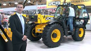 JCB 56080 AGRI Pro Loadall at Agritechnica 2017 [upl. by Schilit557]