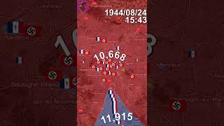 Liberation of Paris in 1 minute using Google Earth [upl. by Levine]