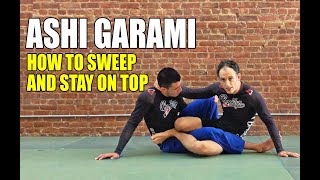 Ashi Garami BJJ Leglock Sweep and Stay On Top [upl. by Moersch]