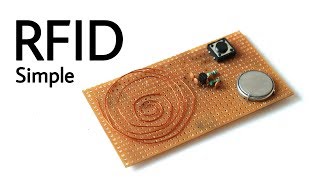 How to make RFID with transistor without arduino  RFID at home [upl. by Ethe]