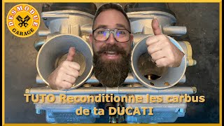 TUTO  Reconditionne les carburateurs MIKUNI BDST 38 de ta DUCATI ou ta YAMAHA [upl. by Eimyaj]